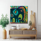 Painting by Numbers Mom and Baby Abstract